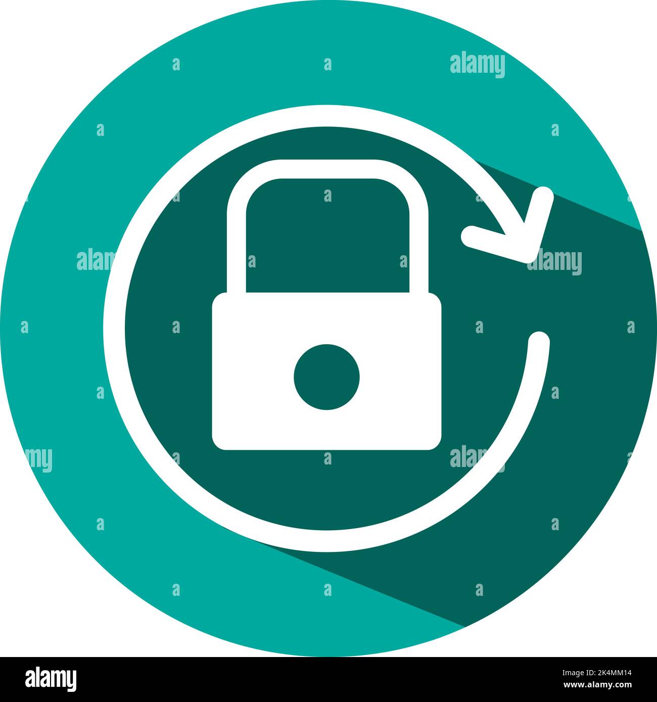 Mobile Orientierungssperre, Illustration, Vektor auf weißem Hintergrund. Stock Vektor