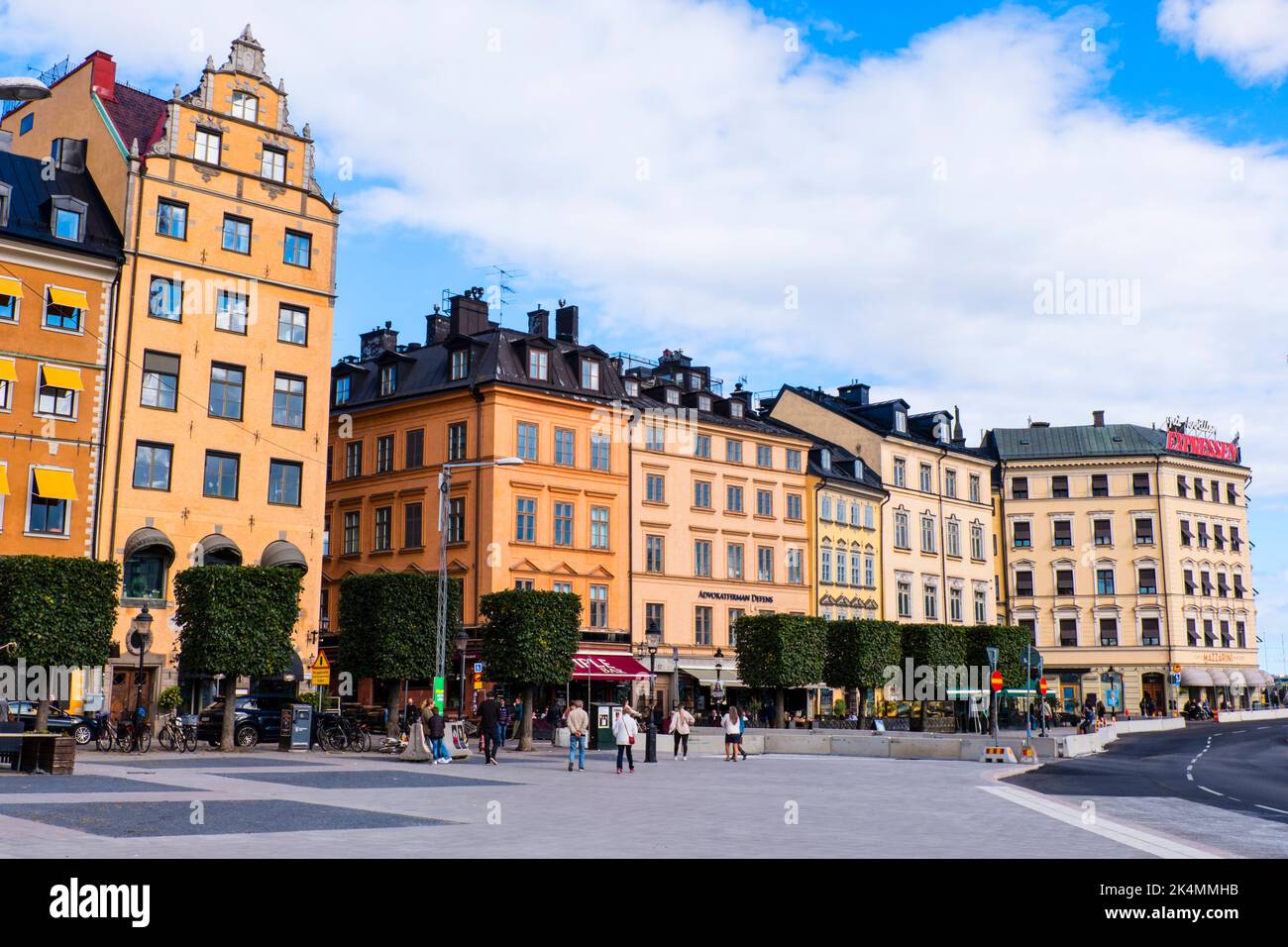 Mälartorget, Gamla Stan, Stockholm, Schweden Stockfoto