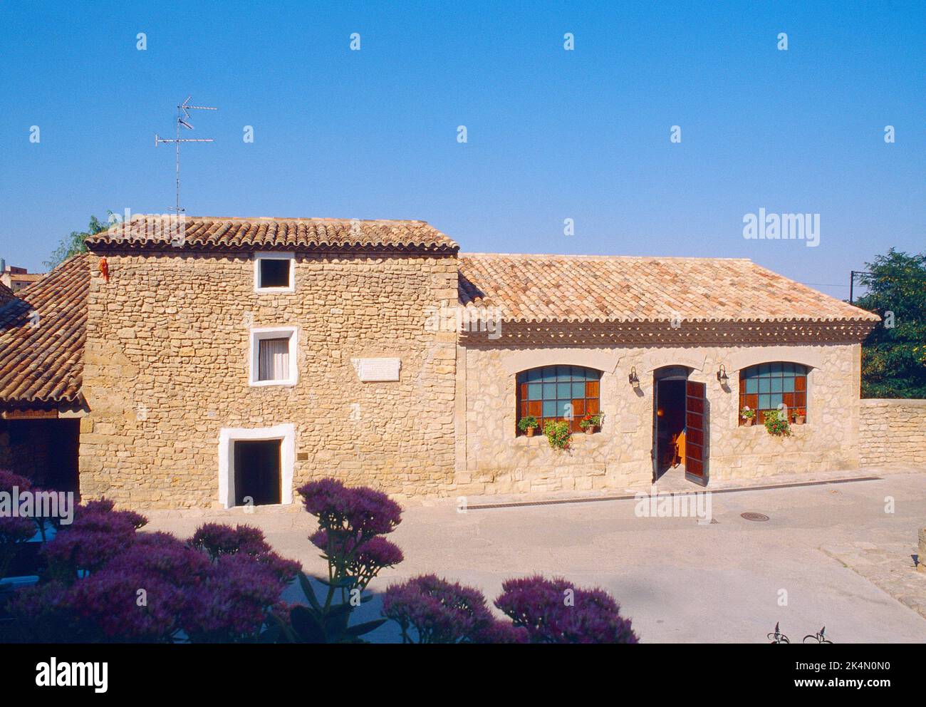 Goyaâ.s Haus. Fuendetodos, Provinz Zaragoza, Aragon, Spanien. Stockfoto