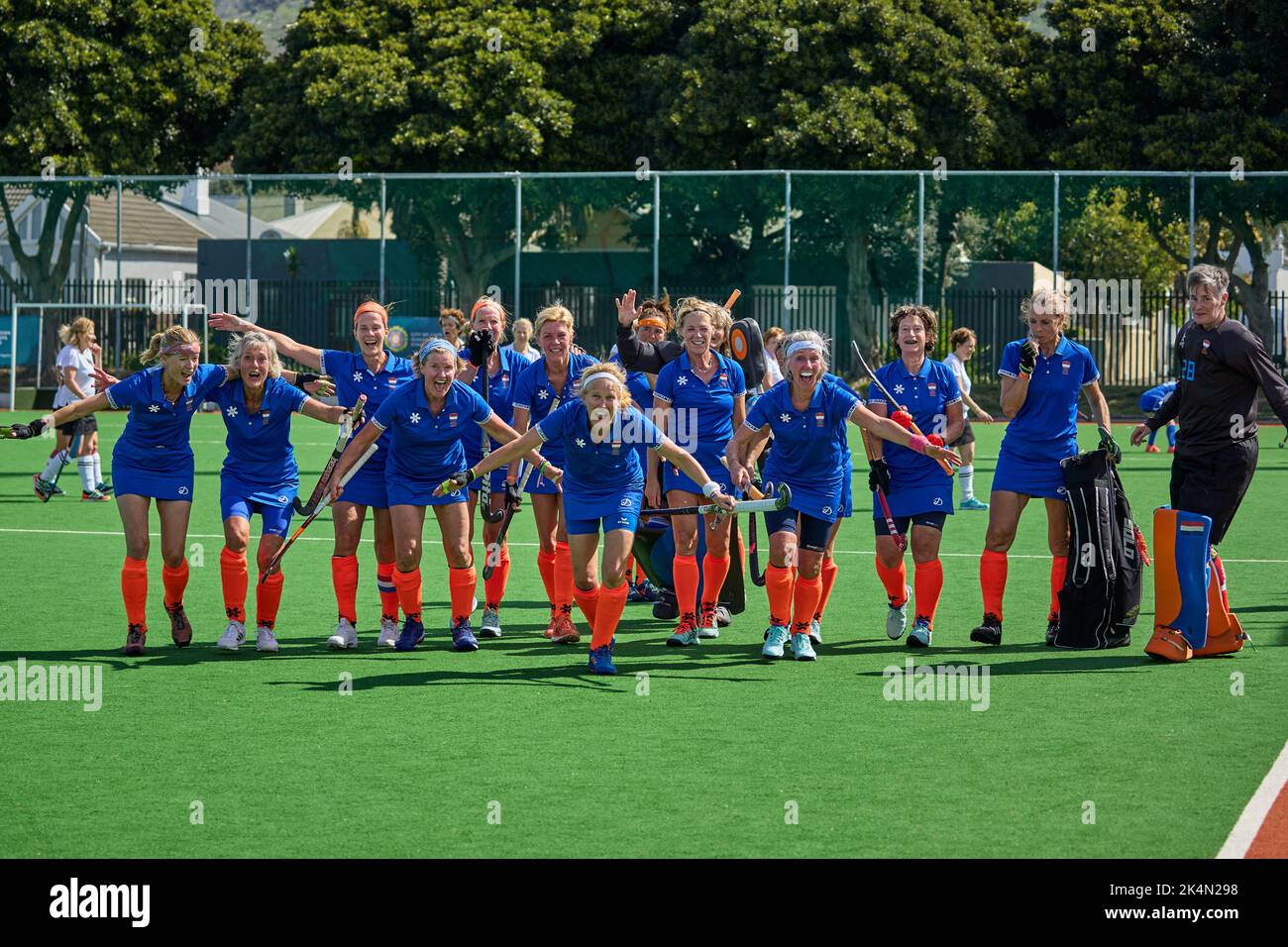 Kapstadt, Südafrika, 03/10/2022, 2022 World Cup Hockey Masters Kapstadt über 55 Frauen Stockfoto