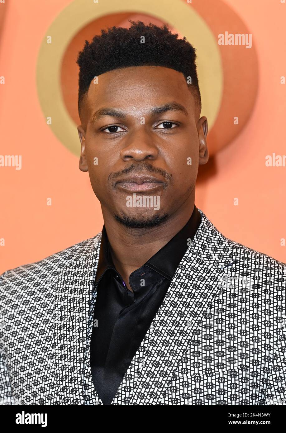 London, Großbritannien. 03. Oktober 2022. 3.. Oktober 2022. London, Großbritannien. John Boyega bei der Woman King Premiere, Odeon Luxe, Leicester Square, London. Quelle: Doug Peters/Alamy Live News Stockfoto