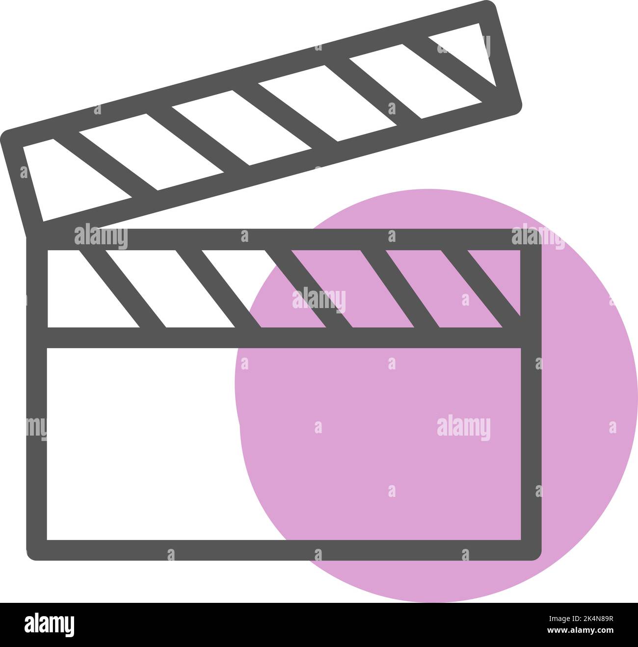 Küken-Streifen, Illustration, Vektor auf weißem Hintergrund. Stock Vektor