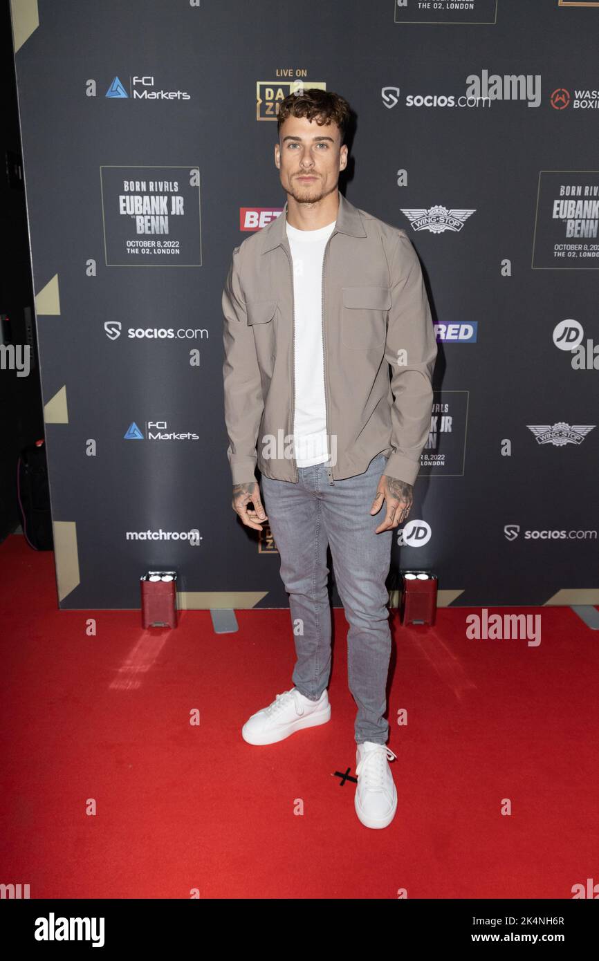 London, Großbritannien. 03. Oktober 2022. Kori Sampson nimmt an der Chris Eubank Jr vs Conor Benn Matchroom und Wasserman Fight Week Launch Party in Outernet, London, Teil. (Foto: Phil Lewis/SOPA Images/Sipa USA) Quelle: SIPA USA/Alamy Live News Stockfoto