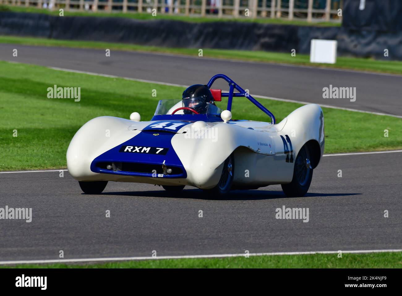 Brian Arculus, Lotus-Climax Mk IX, Madgwick Cup, 20 Minuten Rennen für Sportwagen mit Motoren unter 2000cc, die zwischen 1948 und 1955 antraten, Stockfoto