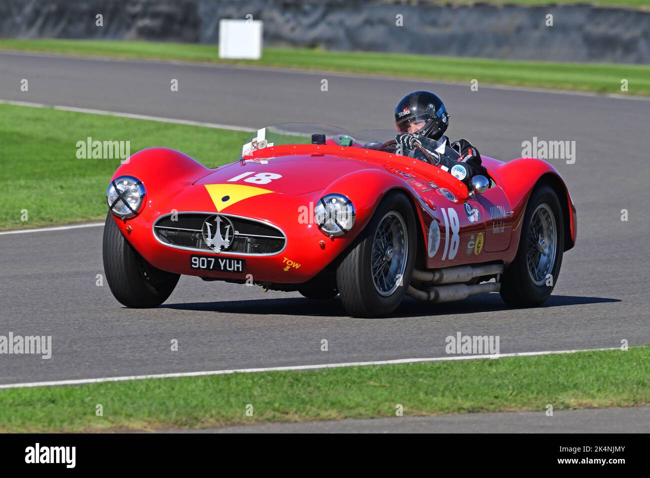 Manuel Elicabe, Maserati A6GCS, Madgwick Cup, 20 Minuten Rennen für Sportwagen mit Motoren unter 2000cc, die zwischen 1948 und 1955, Goo, konkurrierten Stockfoto