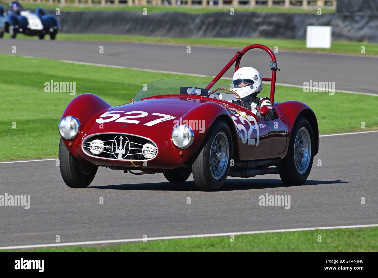 Adrian Sucari, Maserati A6GCS, Madgwick Cup, 20 Minuten Rennen für Sportwagen mit Motoren unter 2000cc, die zwischen 1948 und 1955 antraten, gut Stockfoto