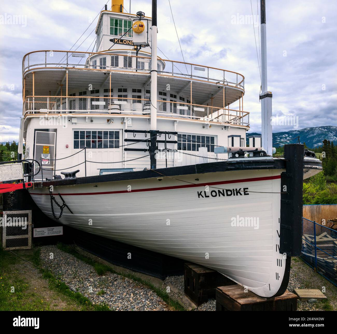 S. S. Klondike National Historic Site of Canada; Whitehorse; Yukon Territories; Kanada Stockfoto
