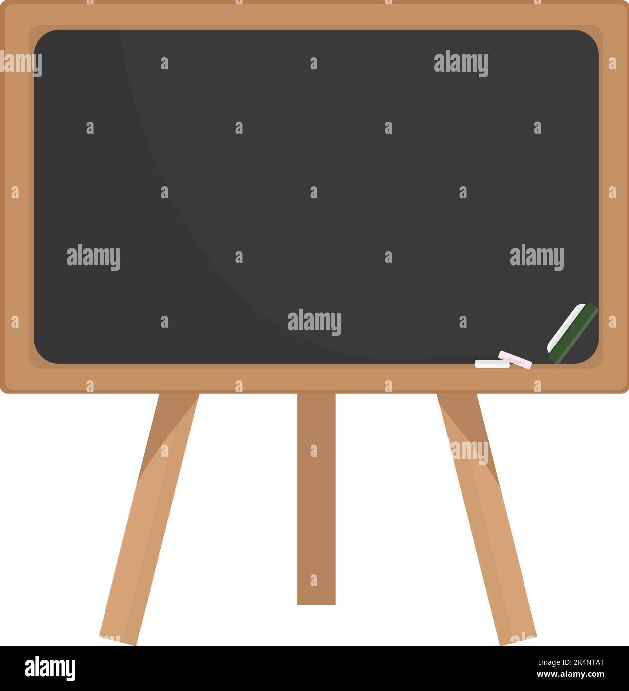 Tafel, Illustration, Vektor auf weißem Hintergrund. Stock Vektor