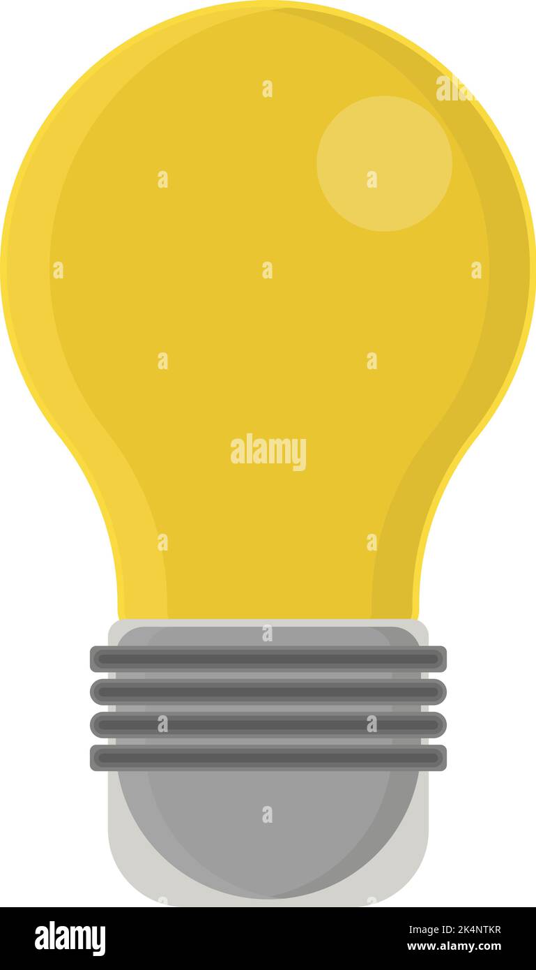 Energielampe, Abbildung, Vektor auf weißem Hintergrund. Stock Vektor