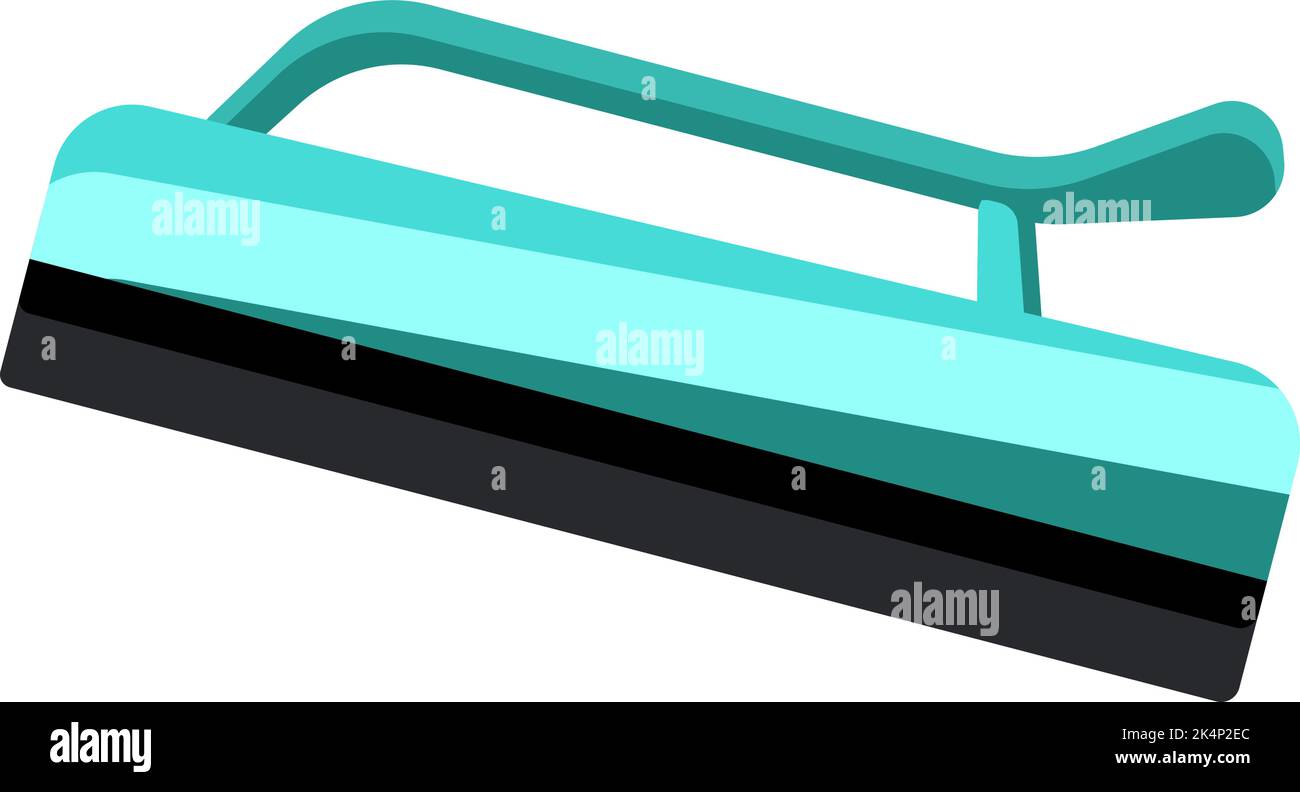 Blauer Scheuerpinsel, Illustration, Vektor auf weißem Hintergrund. Stock Vektor Blauer Scheuerpinsel, Illustration, Vektor auf weißem Hintergrund. Stock Vektor