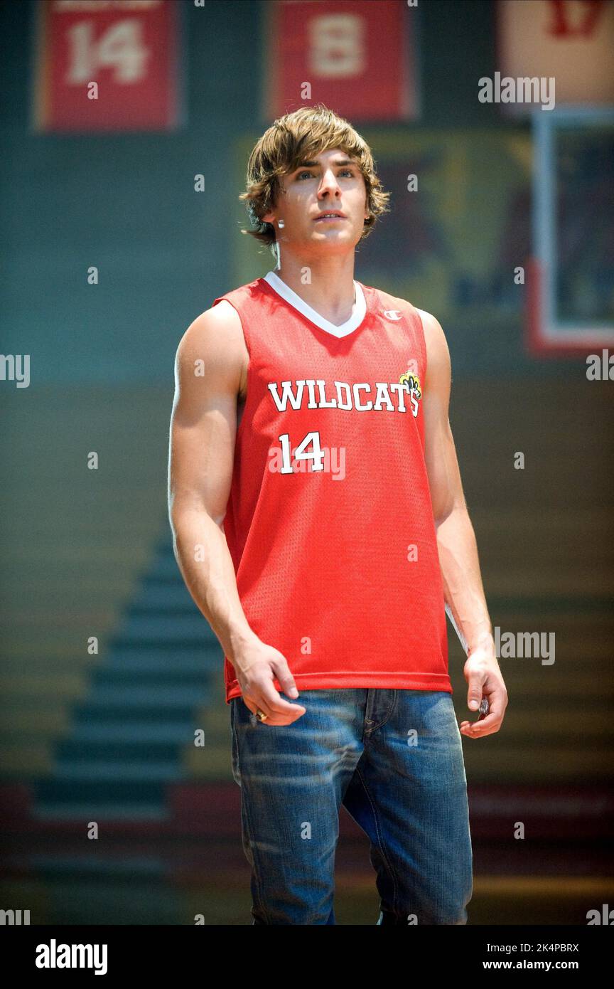ZAC EFRON, HIGH SCHOOL MUSICAL 3: SENIORENJAHR, 2008 Stockfoto
