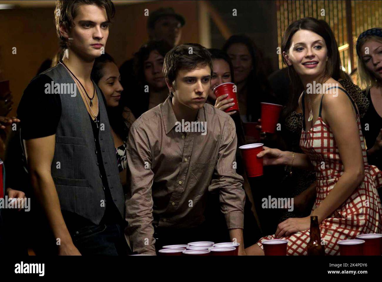 LUKE GRIMES, REECE THOMPSON, MISCHA BARTON, MORD AN EINEM HIGH SCHOOL PRÄSIDENTEN, 2008 Stockfoto