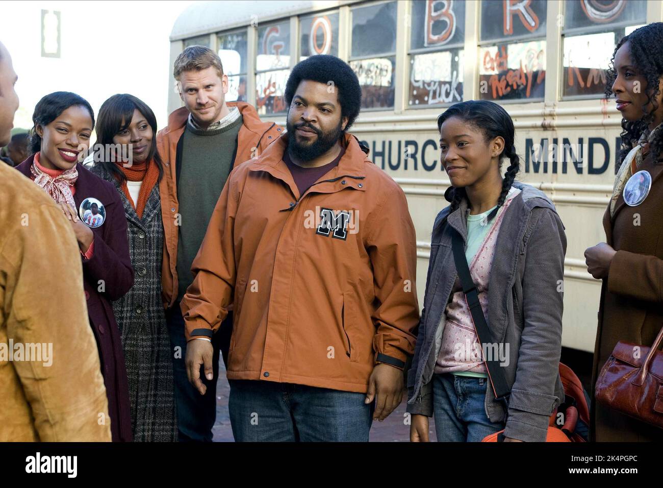 JILL MARIE JONES, DASH MIHOK, ICE CUBE, KEKE PALMER, Tasha Smith, DIE LONGSHOTS, 2008 Stockfoto