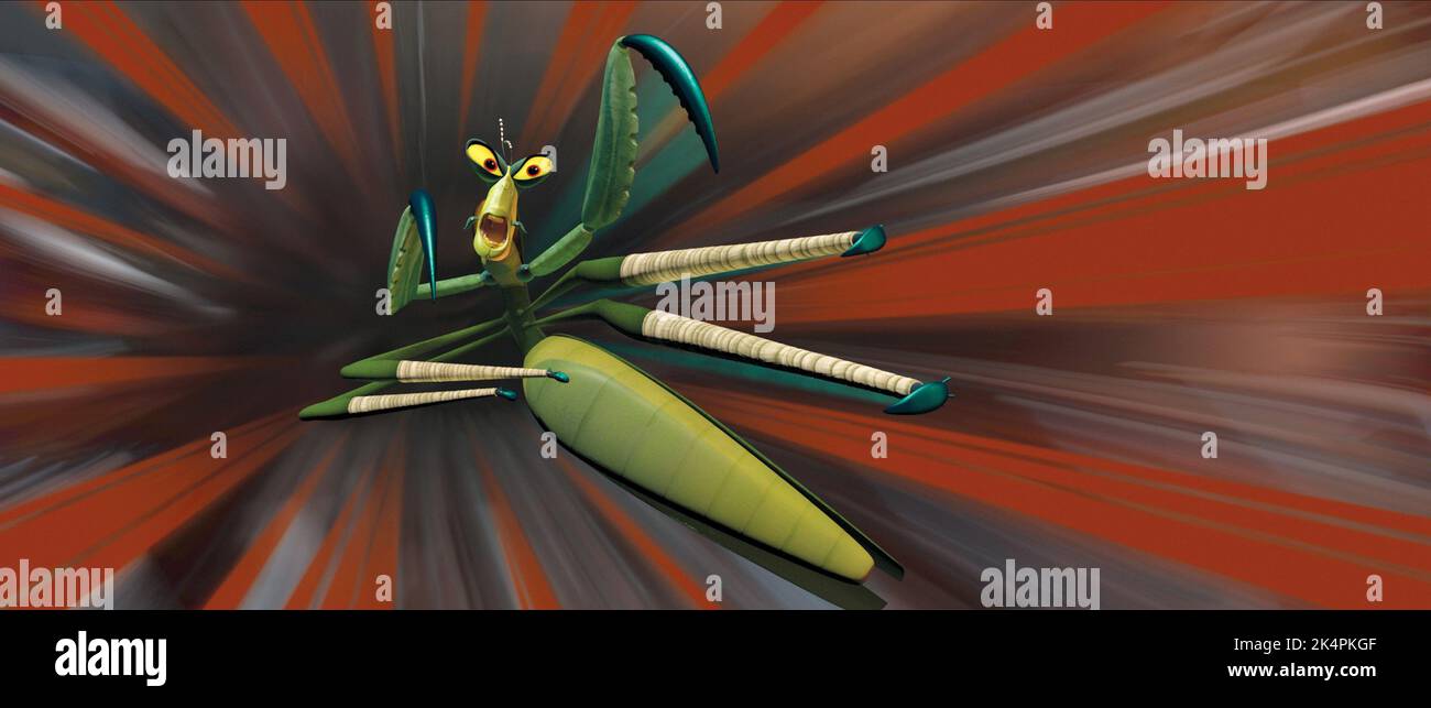 MANTIS, KUNG FU PANDA, 2008 Stockfoto