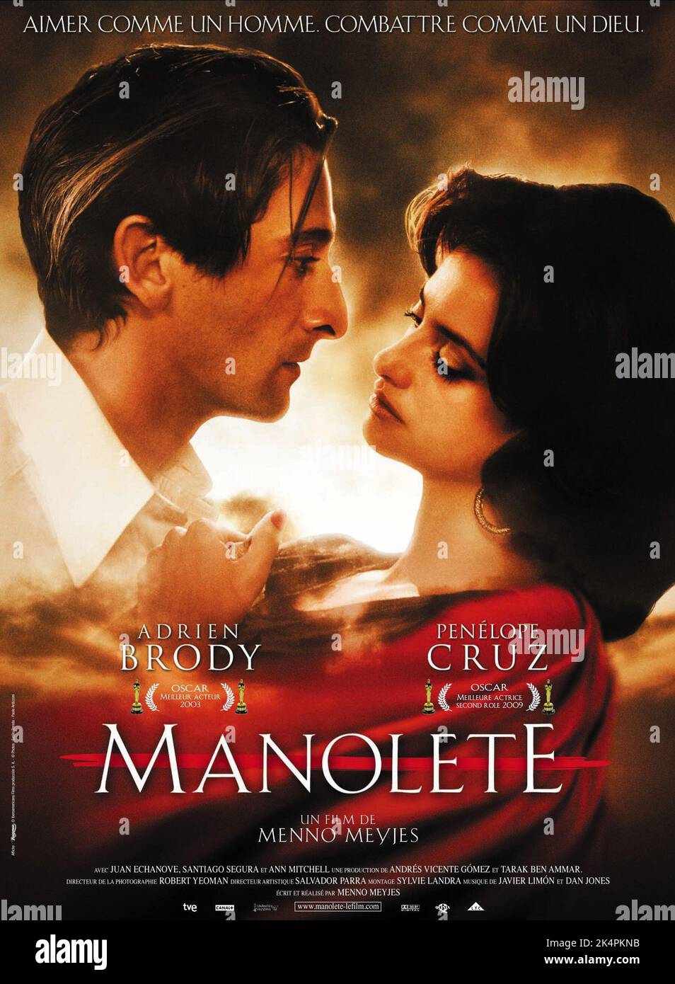 ADRIEN BRODY, PENELOPE CRUZ POSTER, THE PASSION WITHIN, 2010 Stockfoto