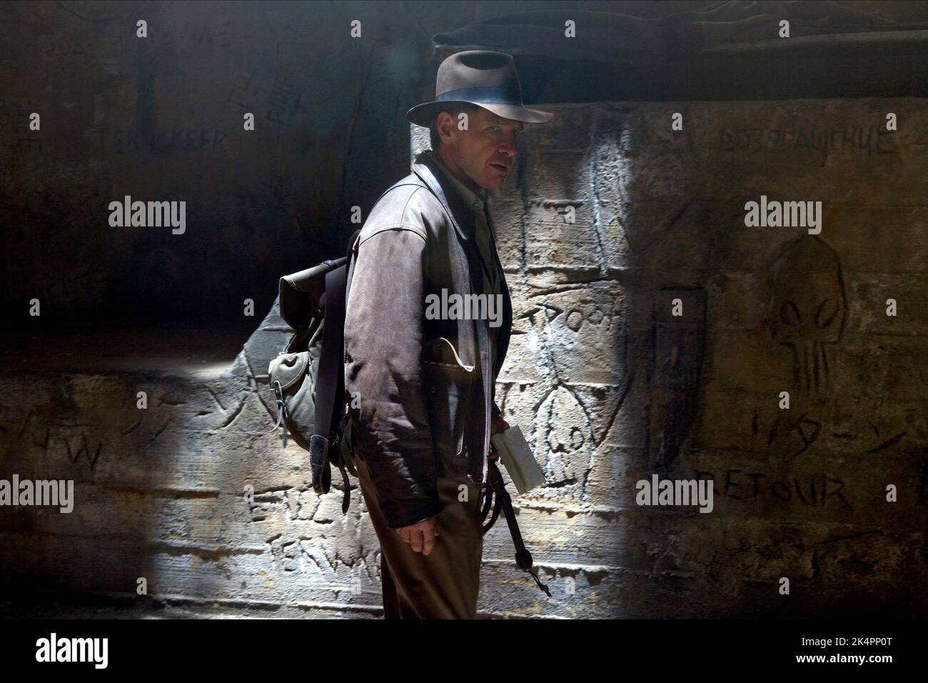 HARRISON Ford, INDIANA JONES UND DAS KÖNIGREICH DES KRISTALLSCHÄDELS, 2008 Stockfoto