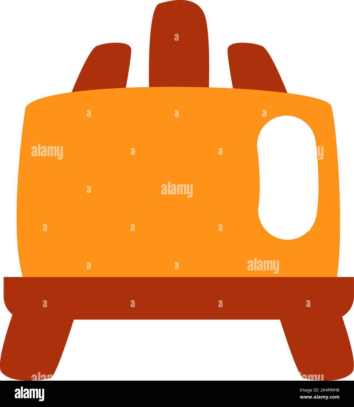 KunstStaffelei, Illustration, Vektor auf weißem Hintergrund. Stock Vektor