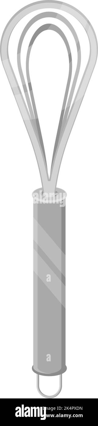 Schneebesen-Werkzeug, Illustration, Vektor auf weißem Hintergrund. Stock Vektor