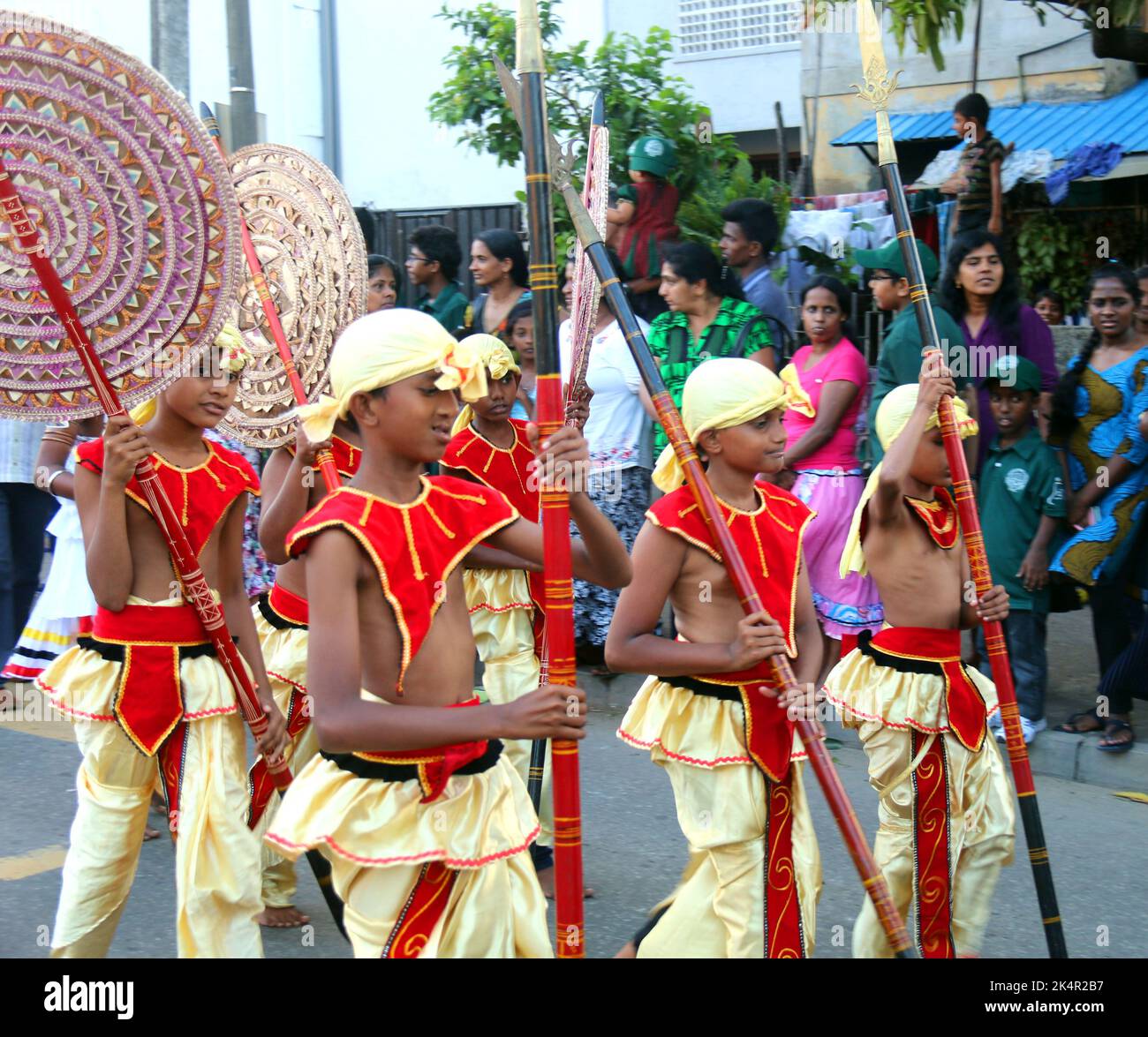 Sri-Lankische Bevölkerung, Besuchen Sie Sri Lanka. Stockfoto