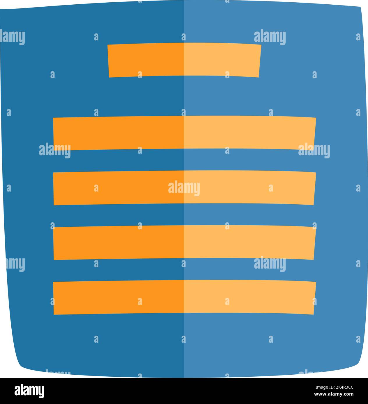 Schulbuch, Illustration, Vektor auf weißem Hintergrund. Stock Vektor