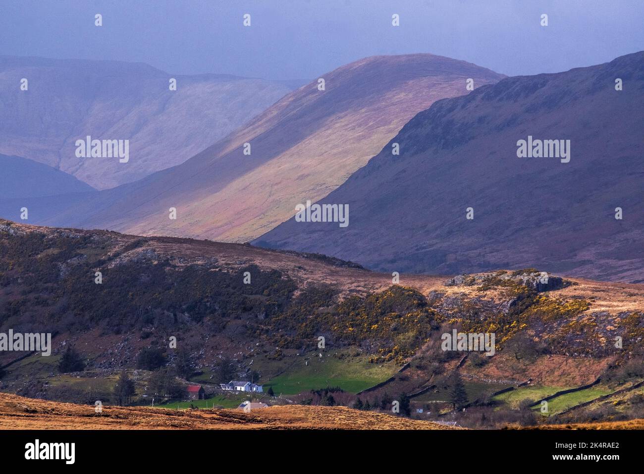 Maumturk Range, Connemara, County Galway, Irland Stockfoto