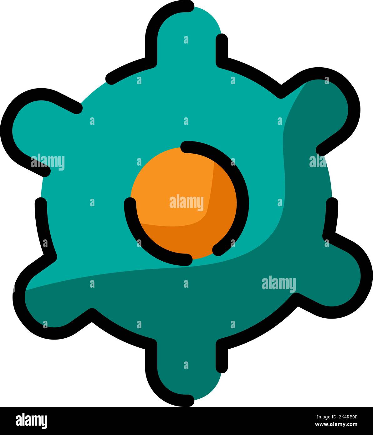 Mobile Einstellung, Illustration, Vektor auf weißem Hintergrund. Stock Vektor