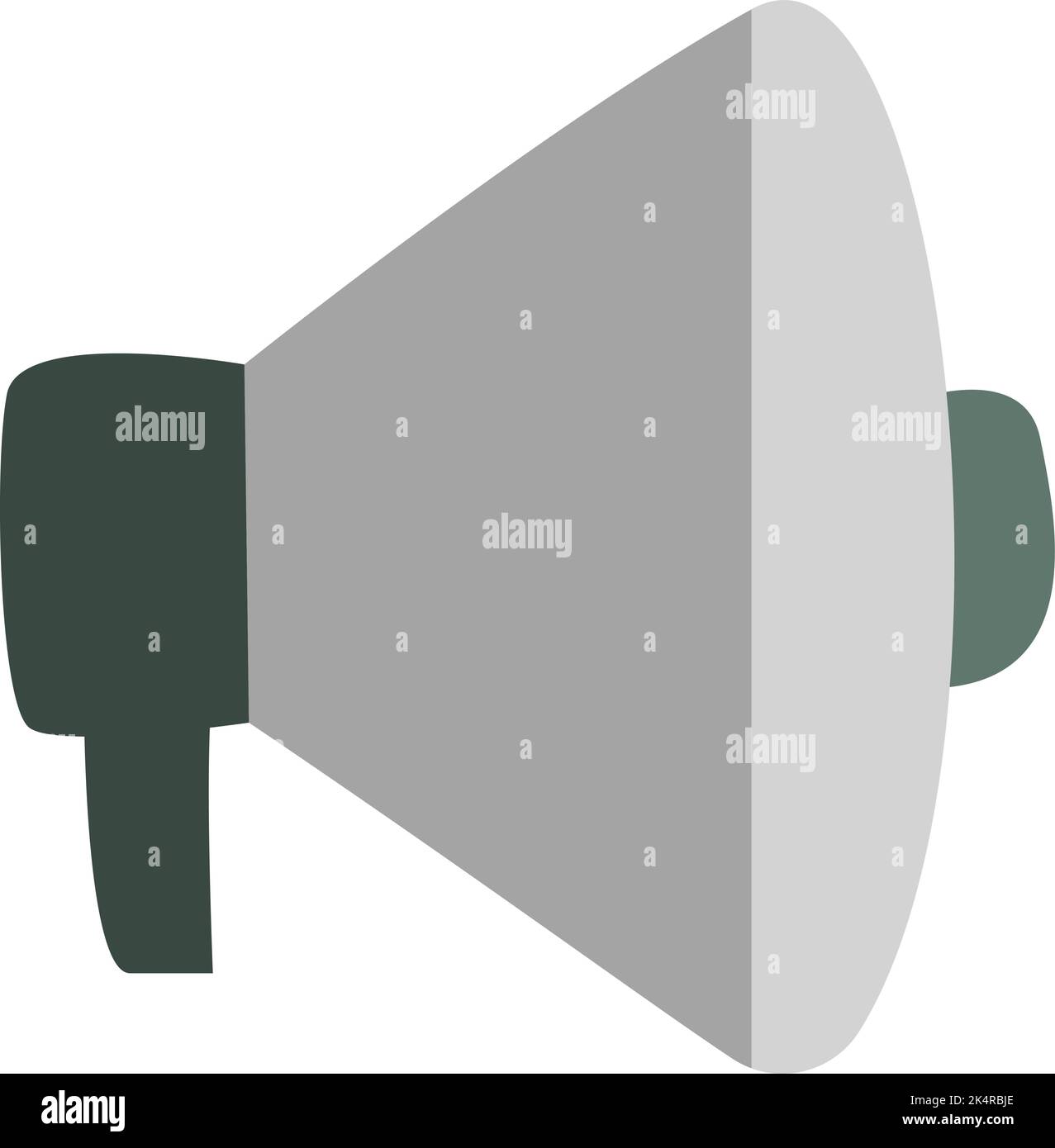 Festival-Megaphon, Illustration, Vektor auf weißem Hintergrund. Stock Vektor