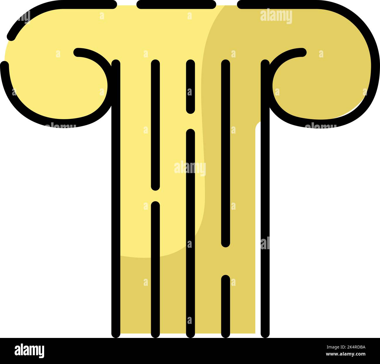 Historische Denkmäler, Illustration, Vektor auf weißem Hintergrund. Stock Vektor