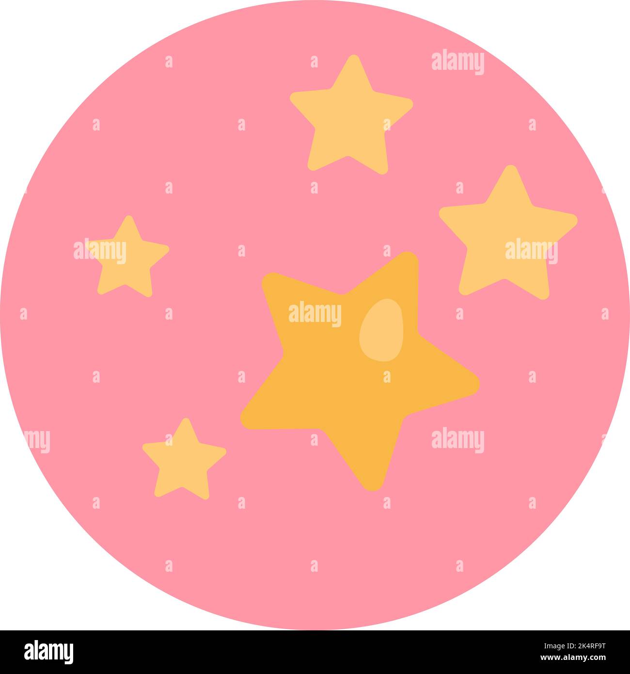 Celebration Stars, Illustration, Vektor auf weißem Hintergrund. Stock Vektor