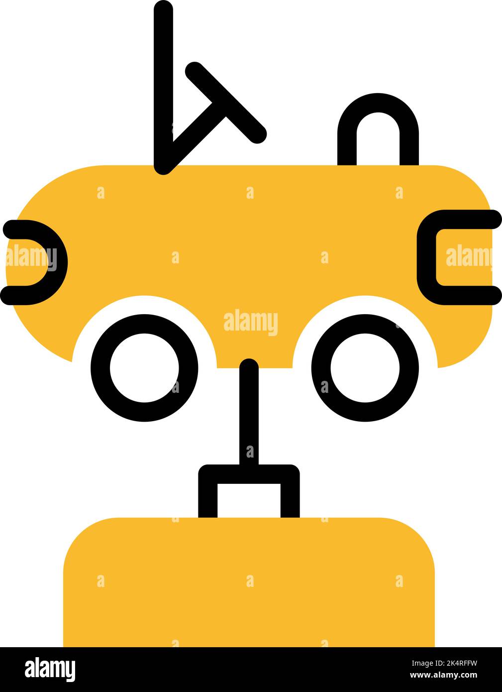 Vergnügungsfahrt, Illustration, Vektor auf weißem Hintergrund. Stock Vektor