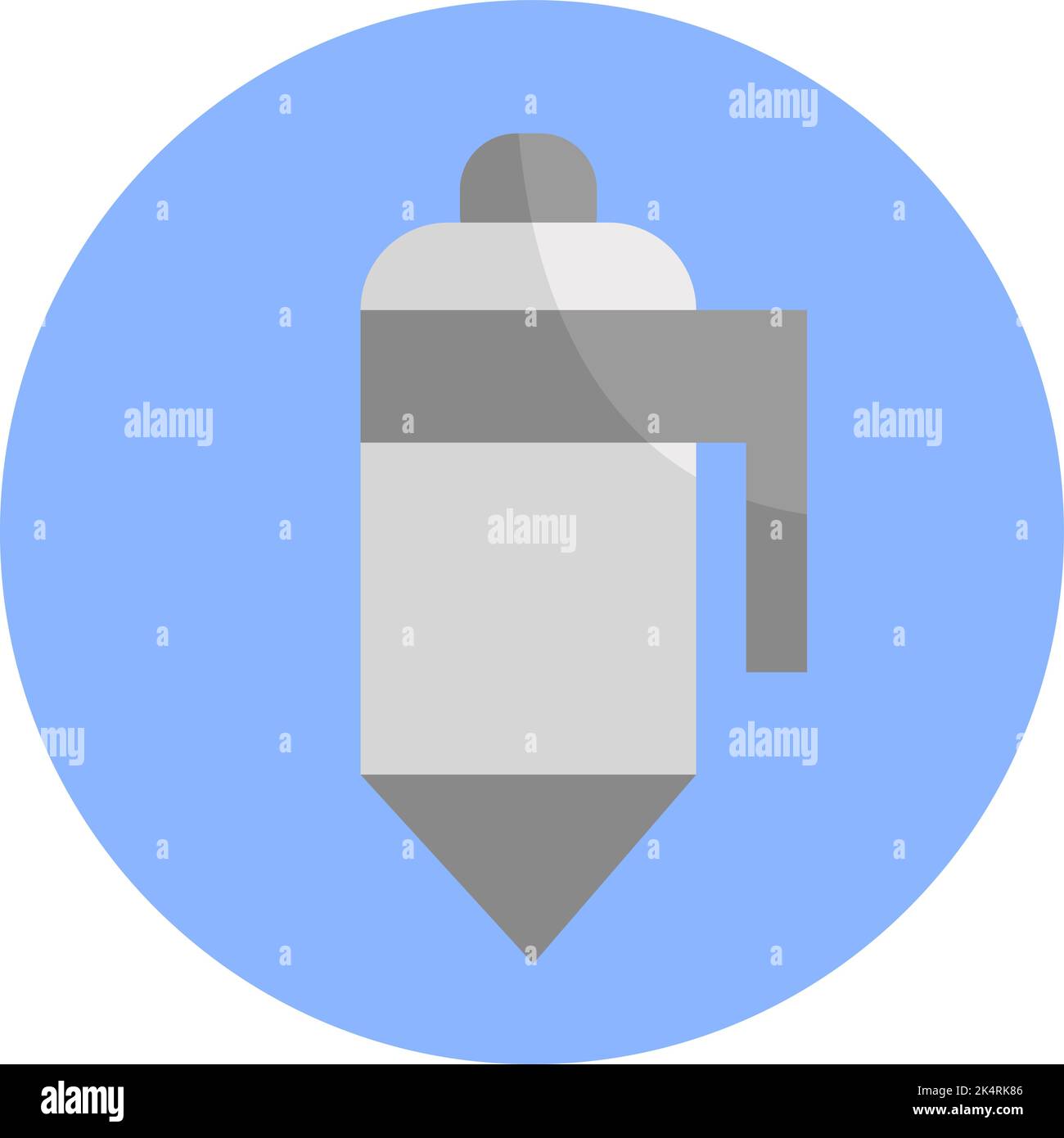 Bildstift, Illustration, Vektor auf weißem Hintergrund. Stock Vektor