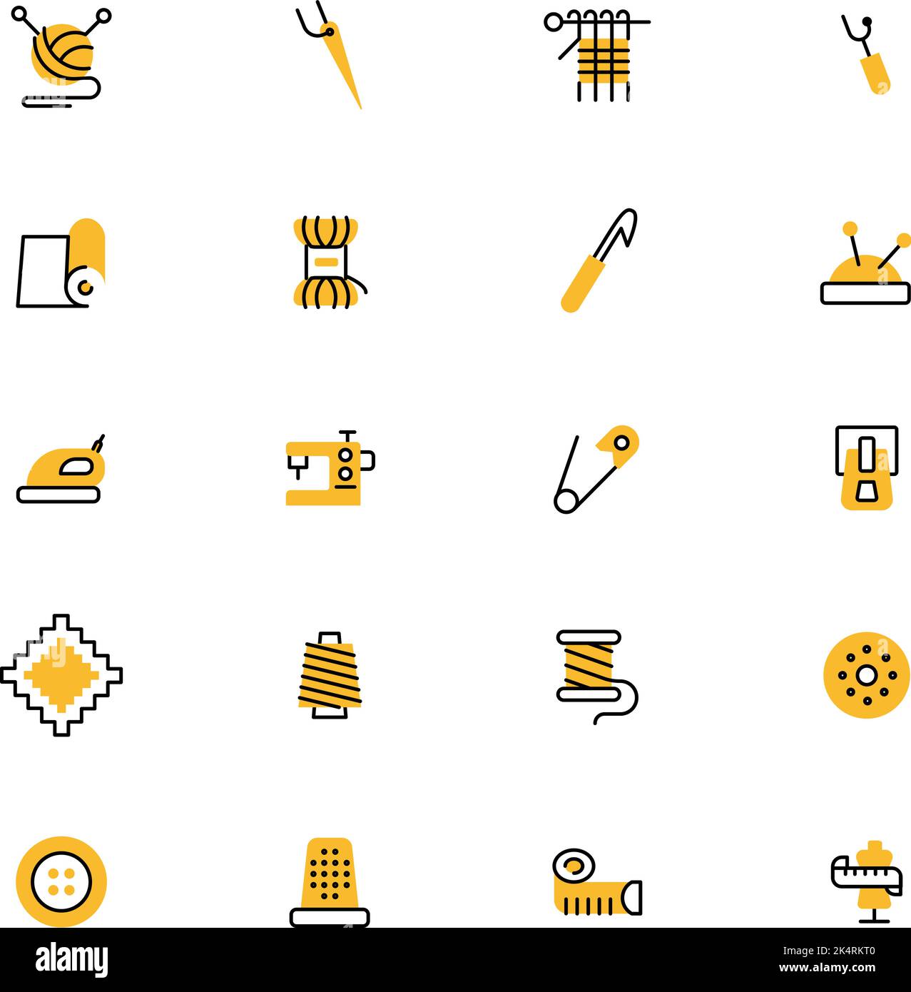 Stoffherstellung, Illustration, Vektor auf weißem Hintergrund. Stock Vektor