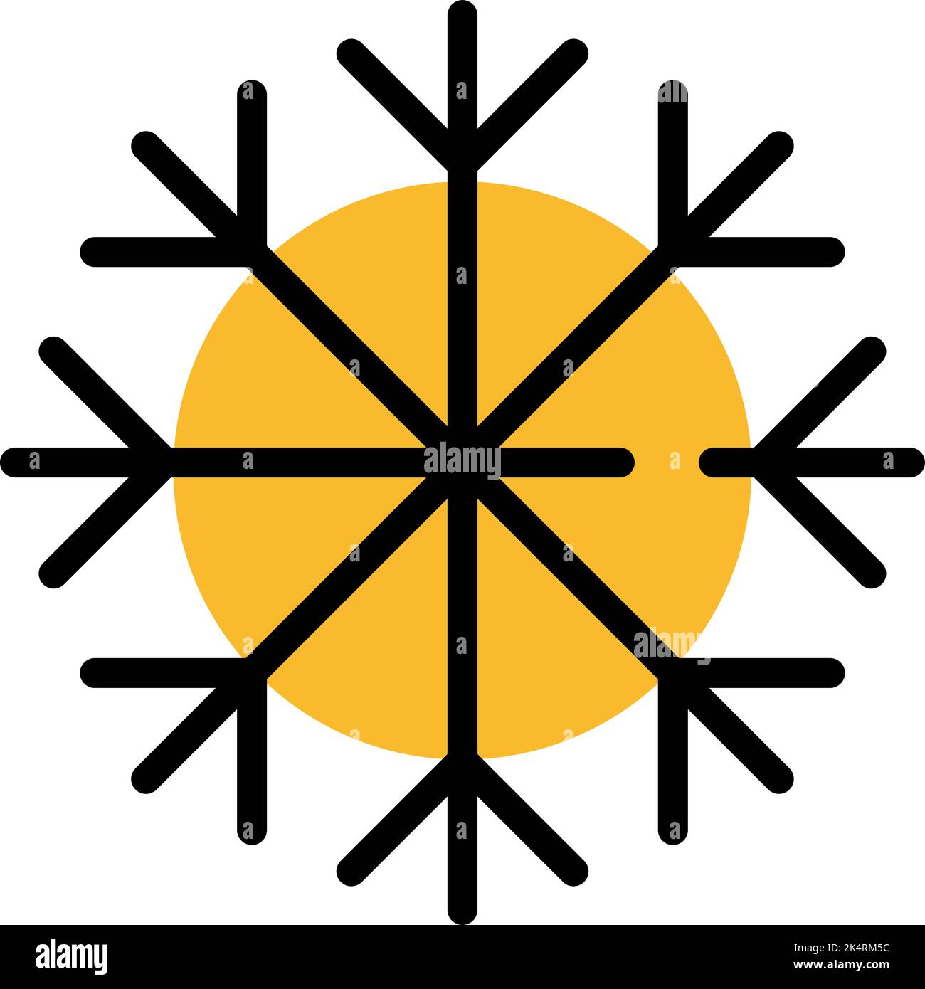 Schneefestes Gewebe, Illustration, Vektor auf weißem Hintergrund. Stock Vektor