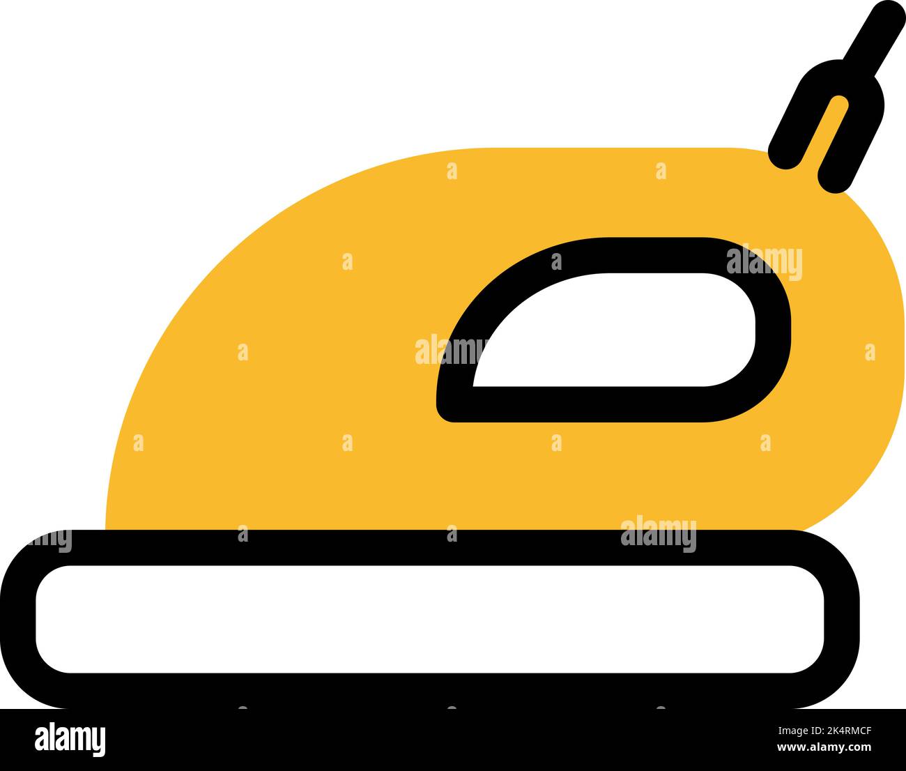 Bügeln, Illustration, Vektor auf weißem Hintergrund. Stock Vektor