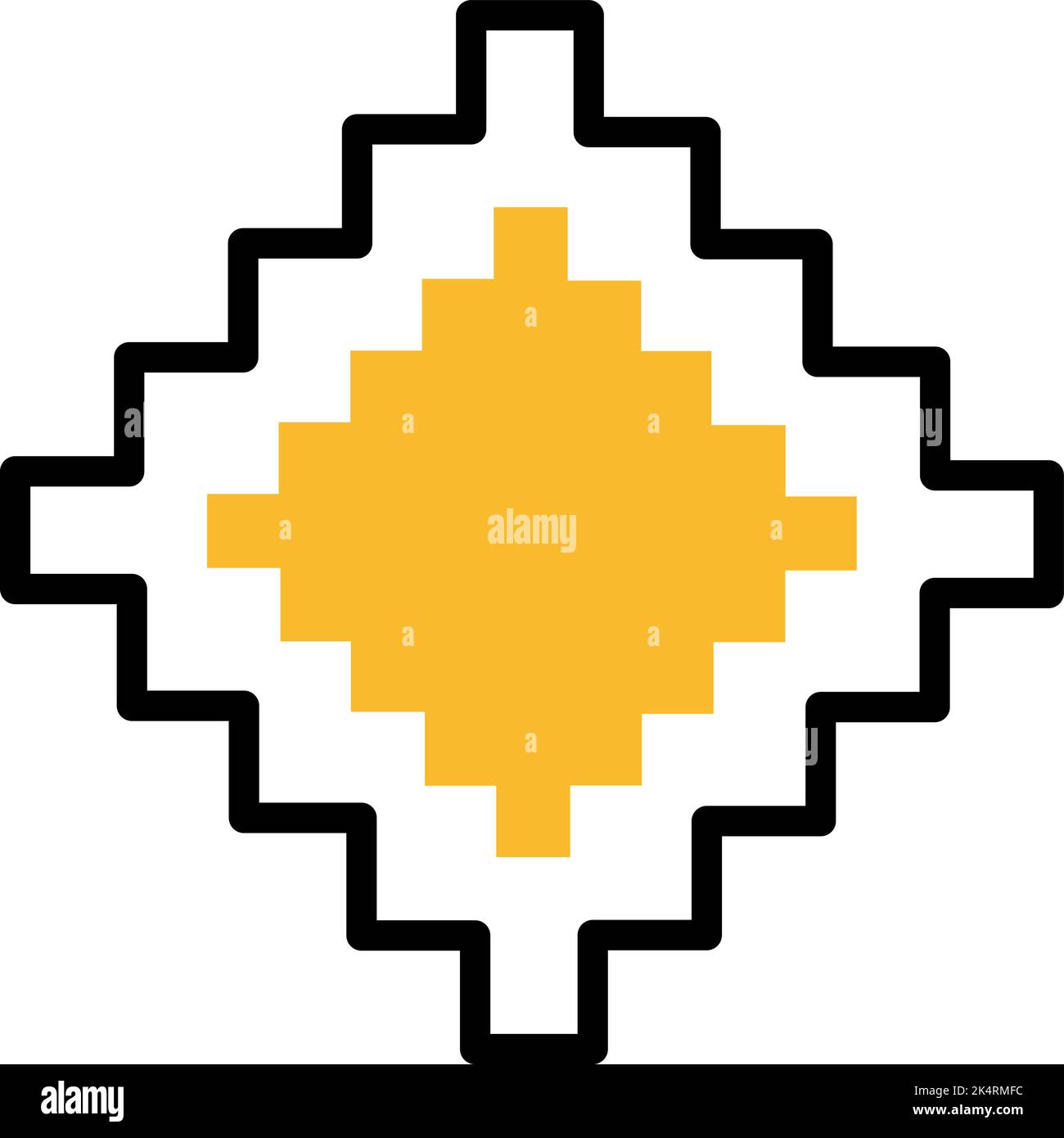 Stoffmuster, Illustration, Vektor auf weißem Hintergrund. Stock Vektor