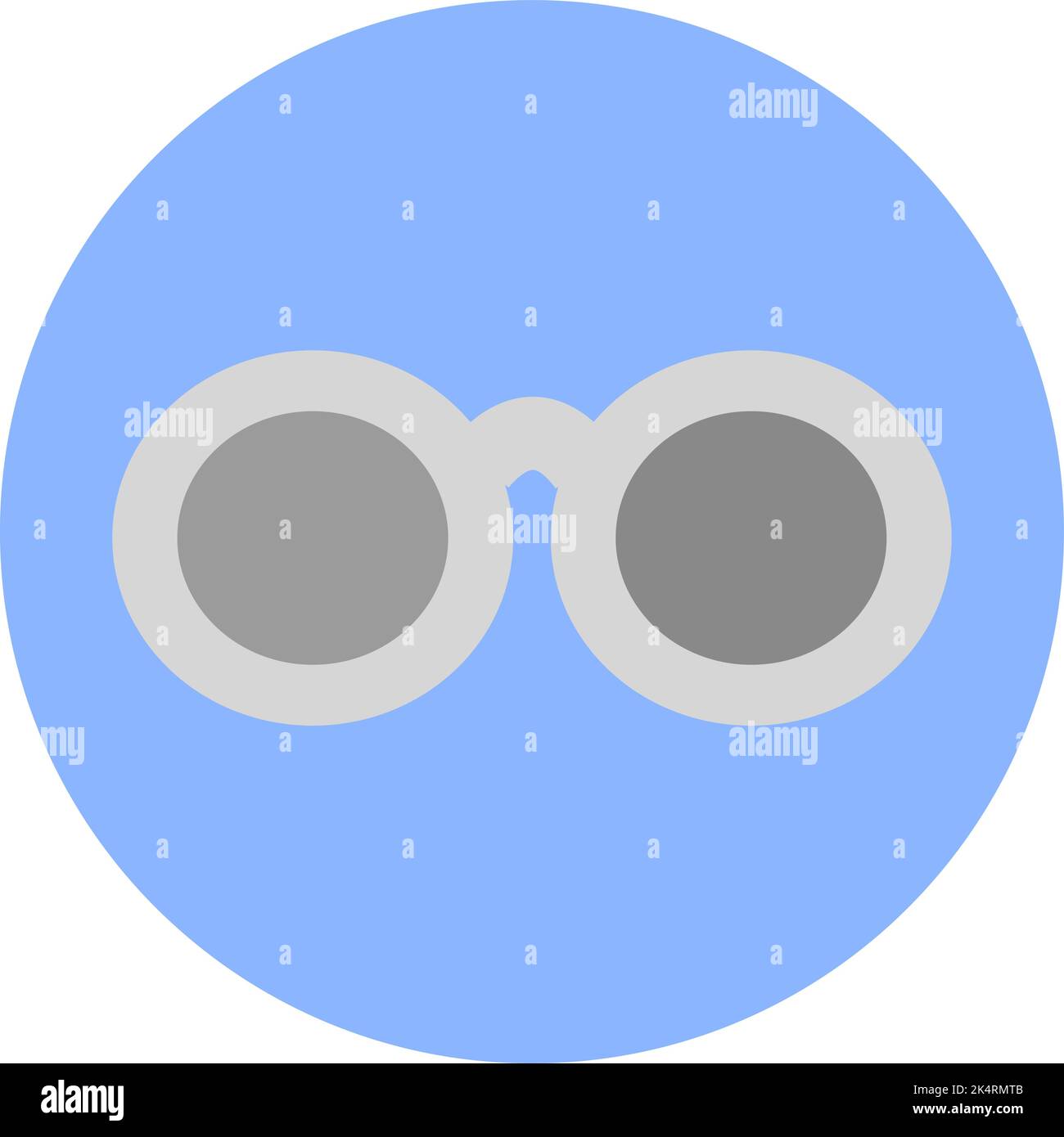 Bildungsbrille, Illustration, Vektor auf weißem Hintergrund. Stock Vektor