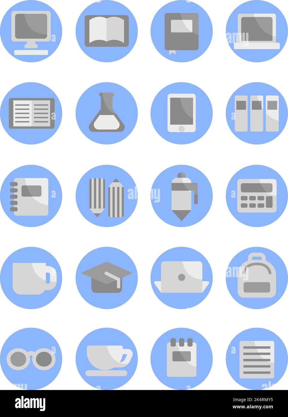 Bildungsmaterial, Illustration, Vektor auf weißem Hintergrund. Stock Vektor