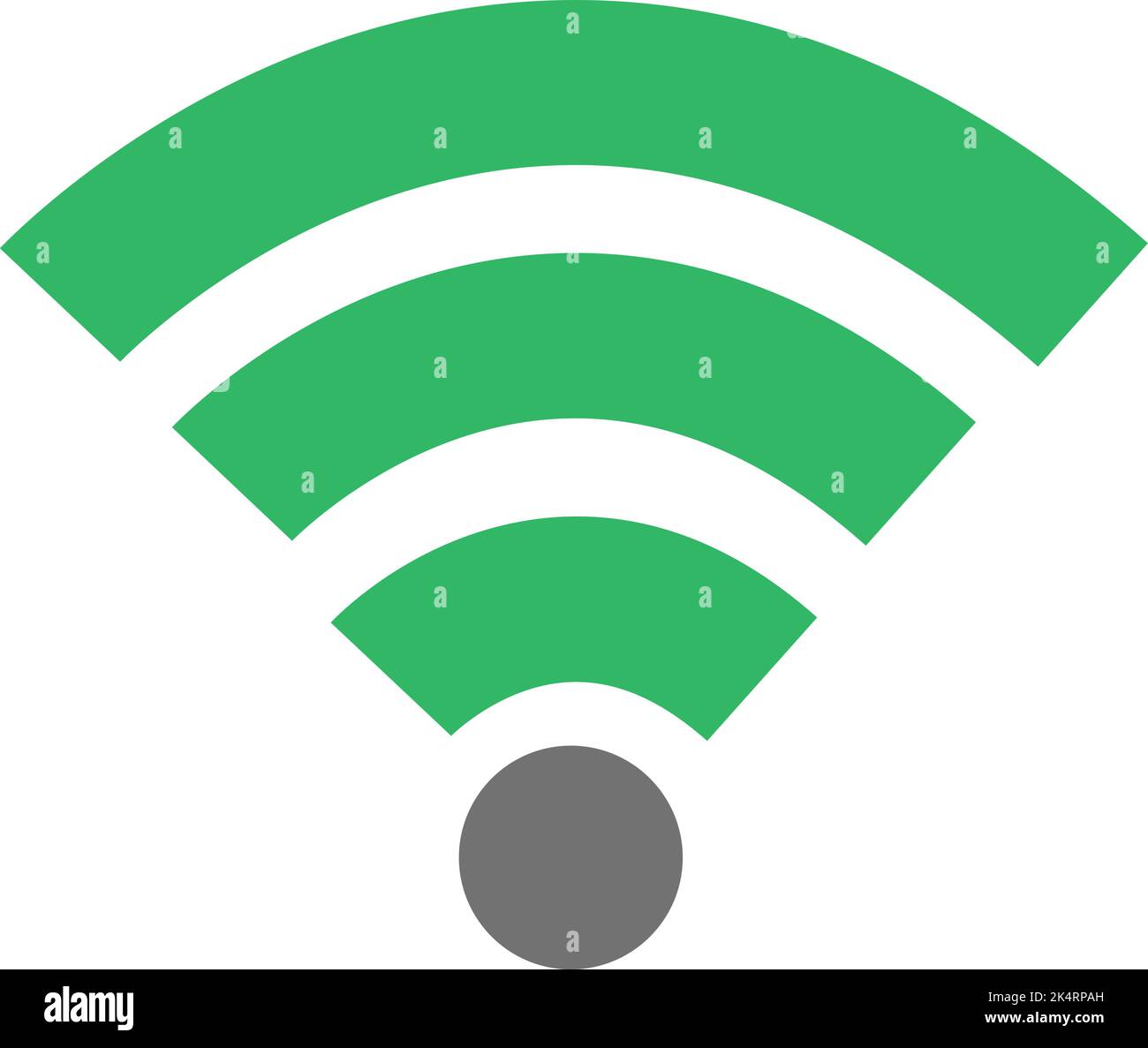 Massenmedien WiFi, Illustration, Vektor auf weißem Hintergrund. Stock Vektor