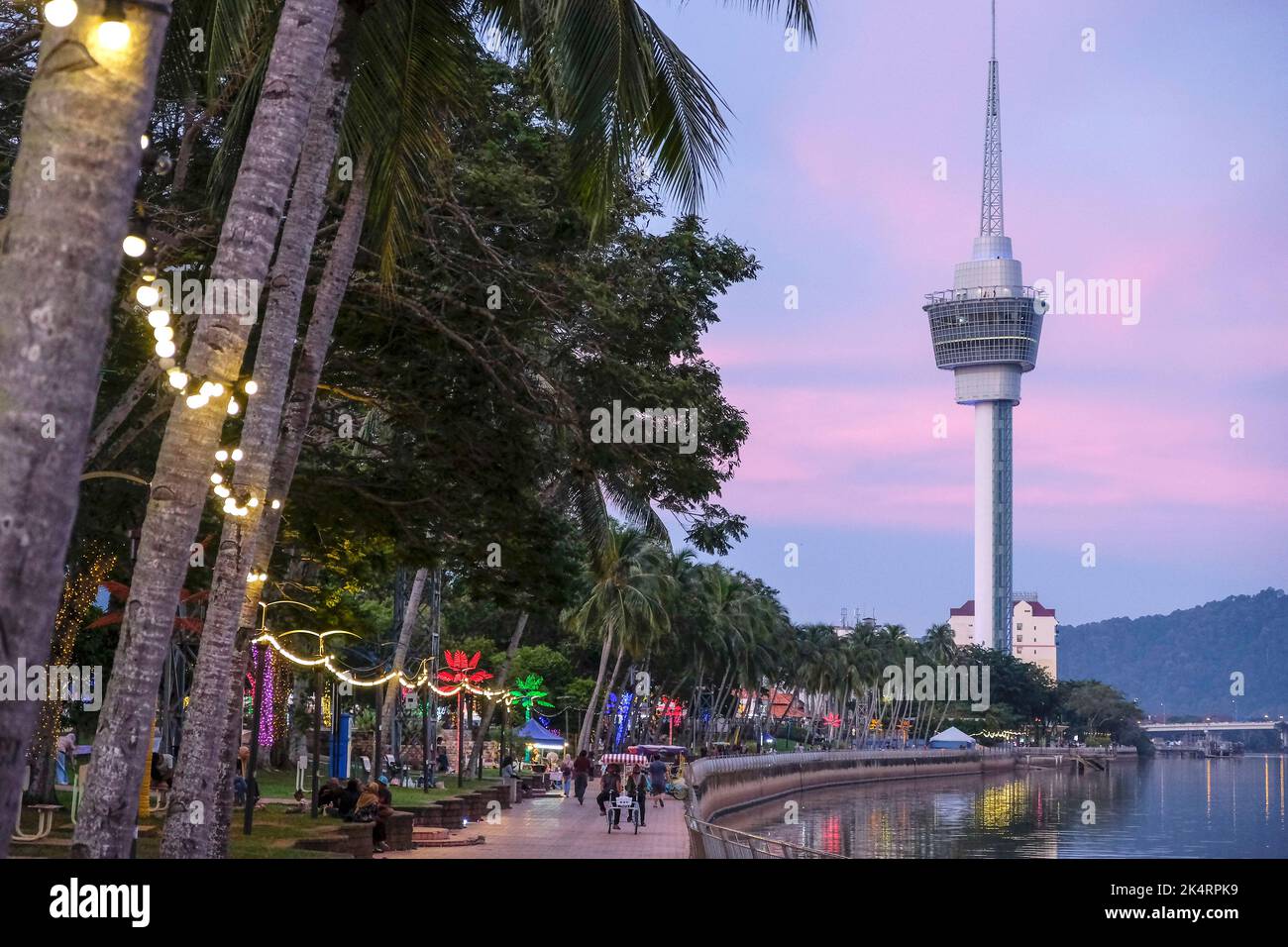 Kuantan, Malaysia 2022. September Blick auf den Turm Kuantan 188