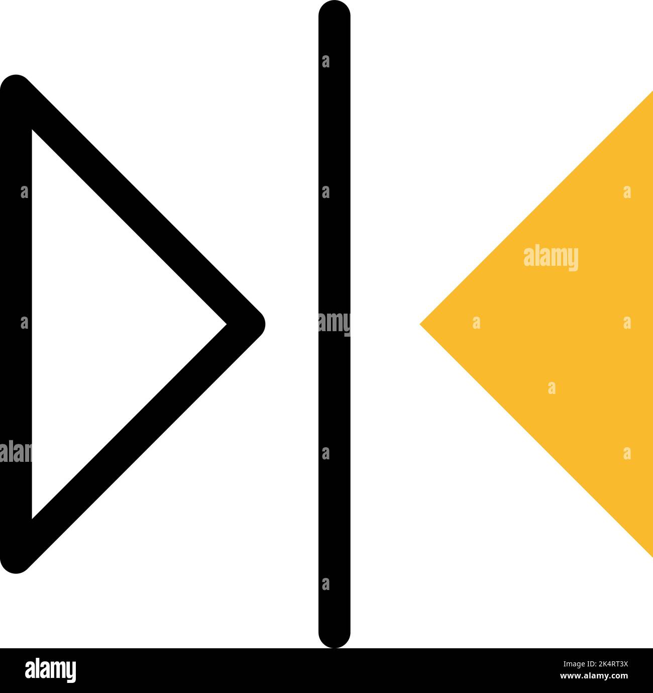 Foto-Editor Foto reflektieren, Illustration, Vektor auf einem weißen Hintergrund. Stock Vektor