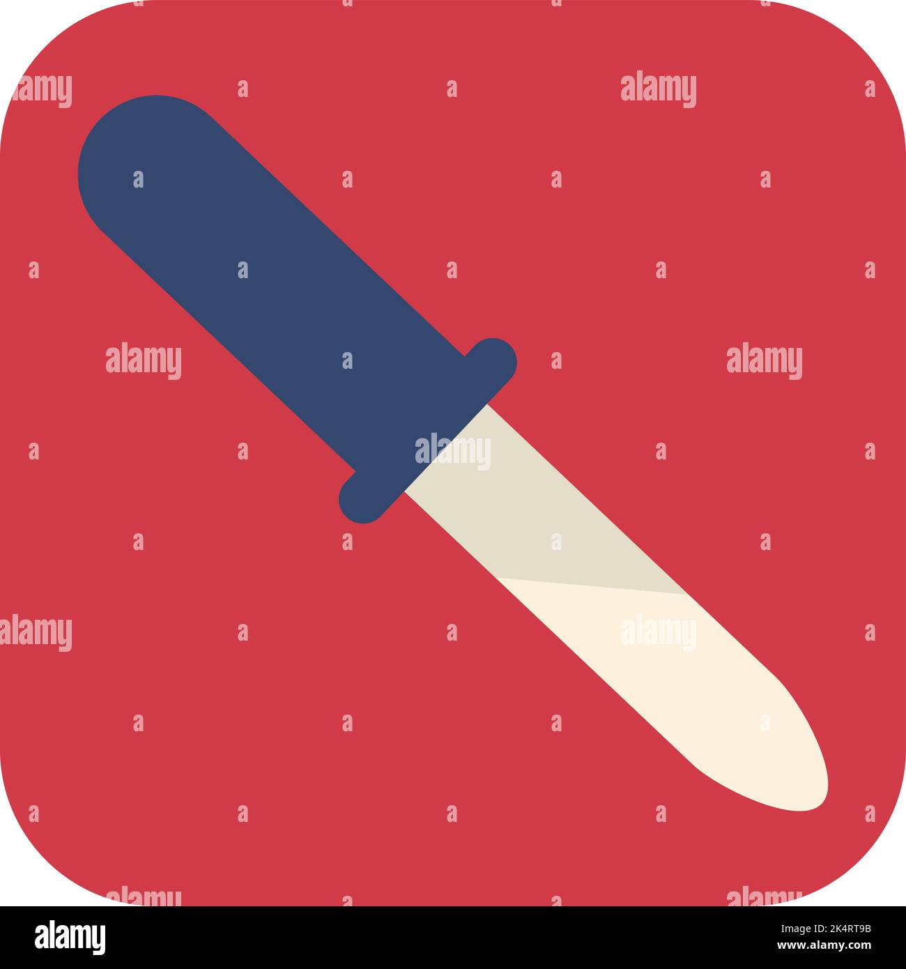 Gesundheitspipette, Illustration, Vektor auf weißem Hintergrund. Stock Vektor