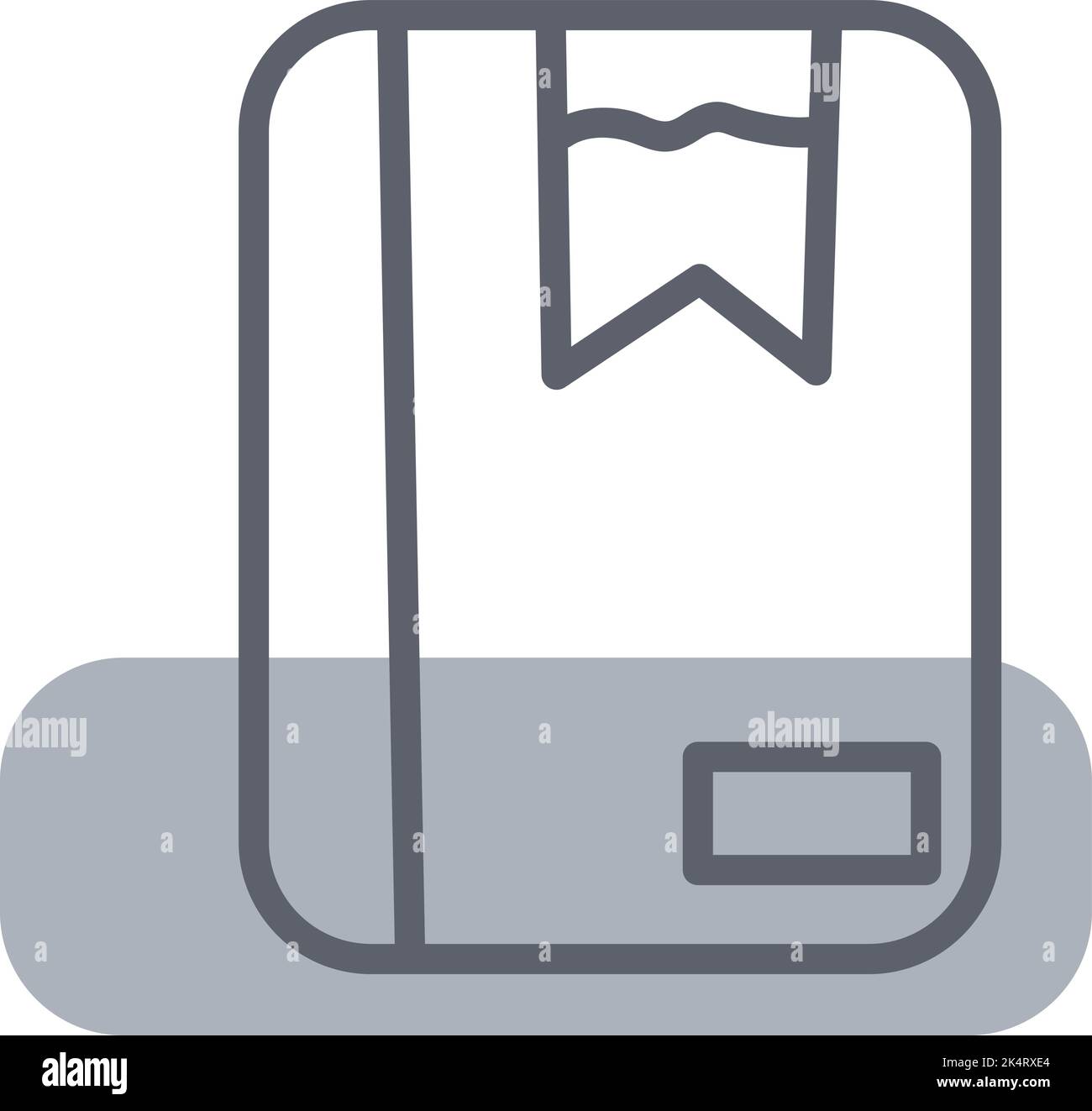 Business-Notizbuch, Illustration, Vektor auf weißem Hintergrund. Stock Vektor