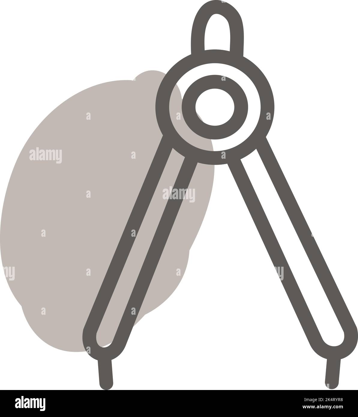 Lerngeometrie, Illustration, Vektor auf weißem Hintergrund. Stock Vektor