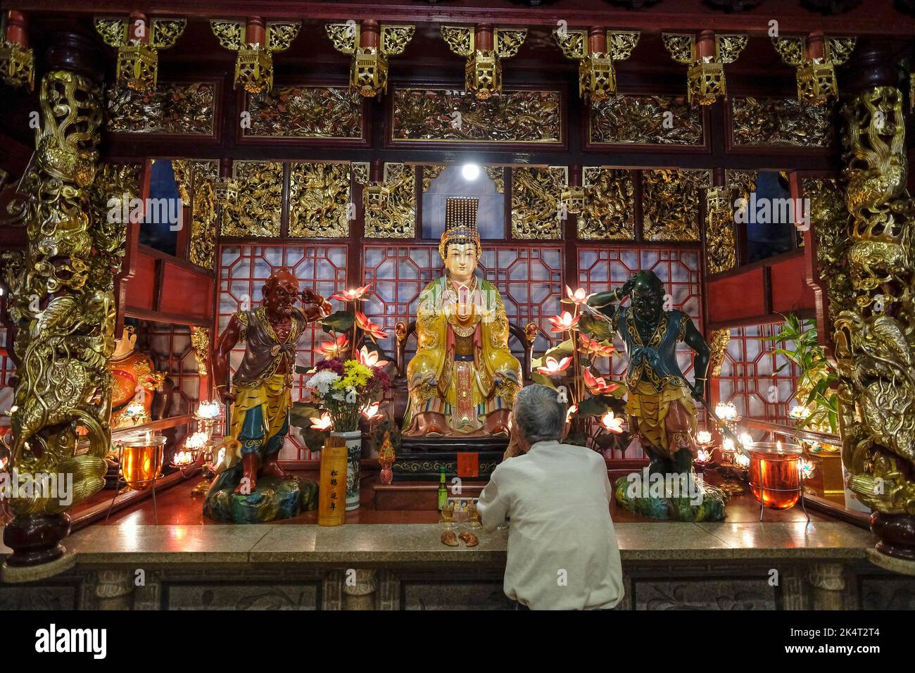 Kuala Terengganu, Malaysia 2022. Oktober Ein Mann, der am 3. Oktober