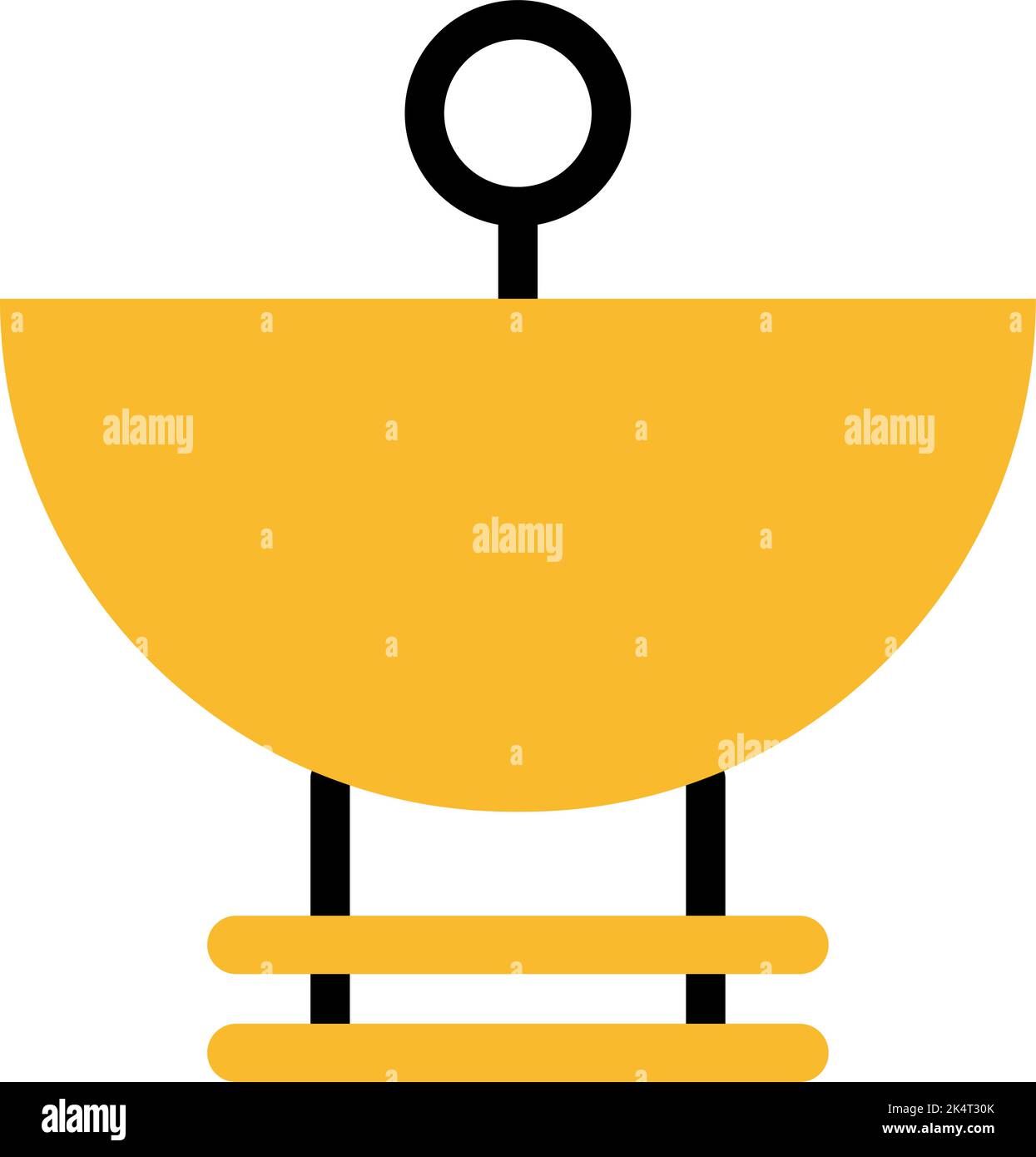 Broadcast-Antenne, Abbildung, Vektor auf weißem Hintergrund. Stock Vektor