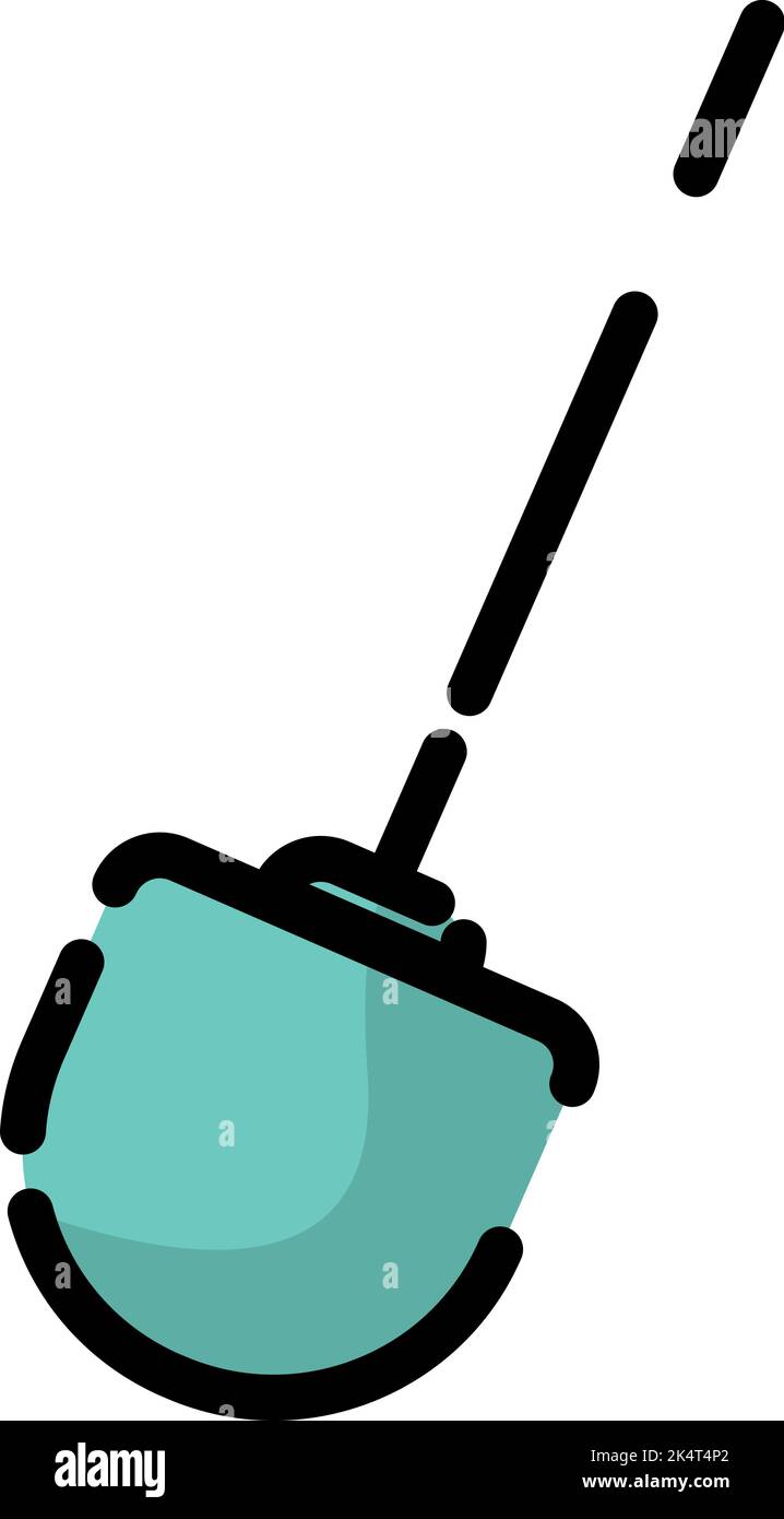 Bauschaupe, Illustration, Vektor auf weißem Hintergrund. Stock Vektor