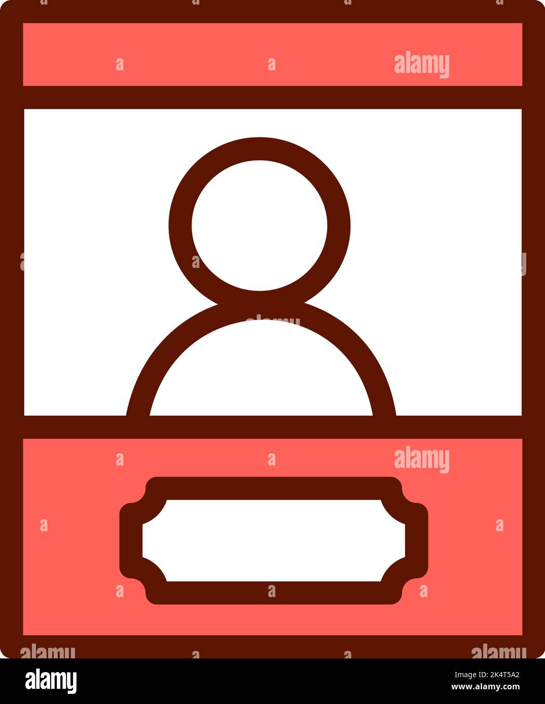 Karneval Ticketschalter, Illustration, Vektor auf weißem Hintergrund. Stock Vektor