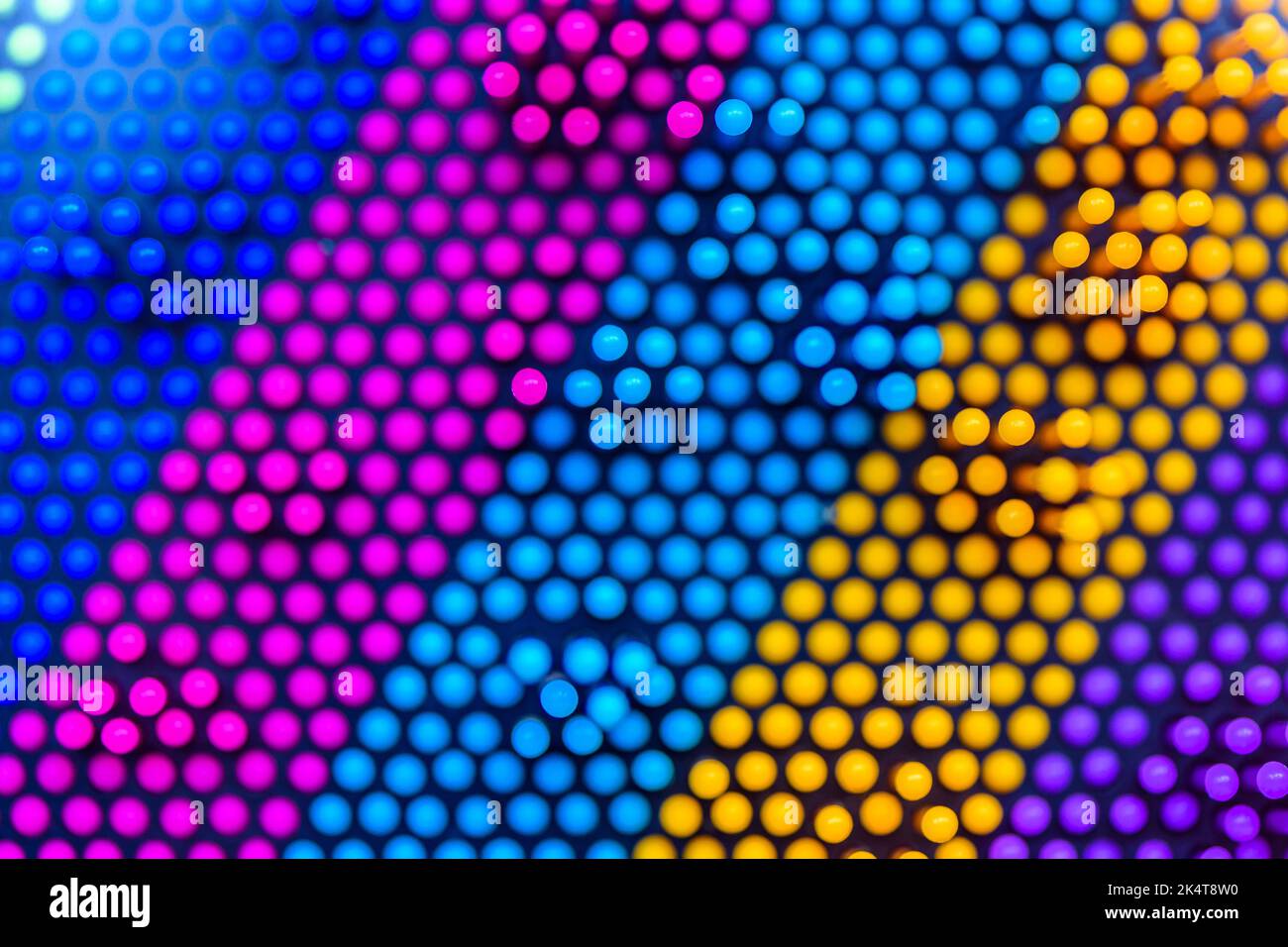 Mehrfarbige Express Sculptor Regenbogen als Hintergrund Makro Stockfoto