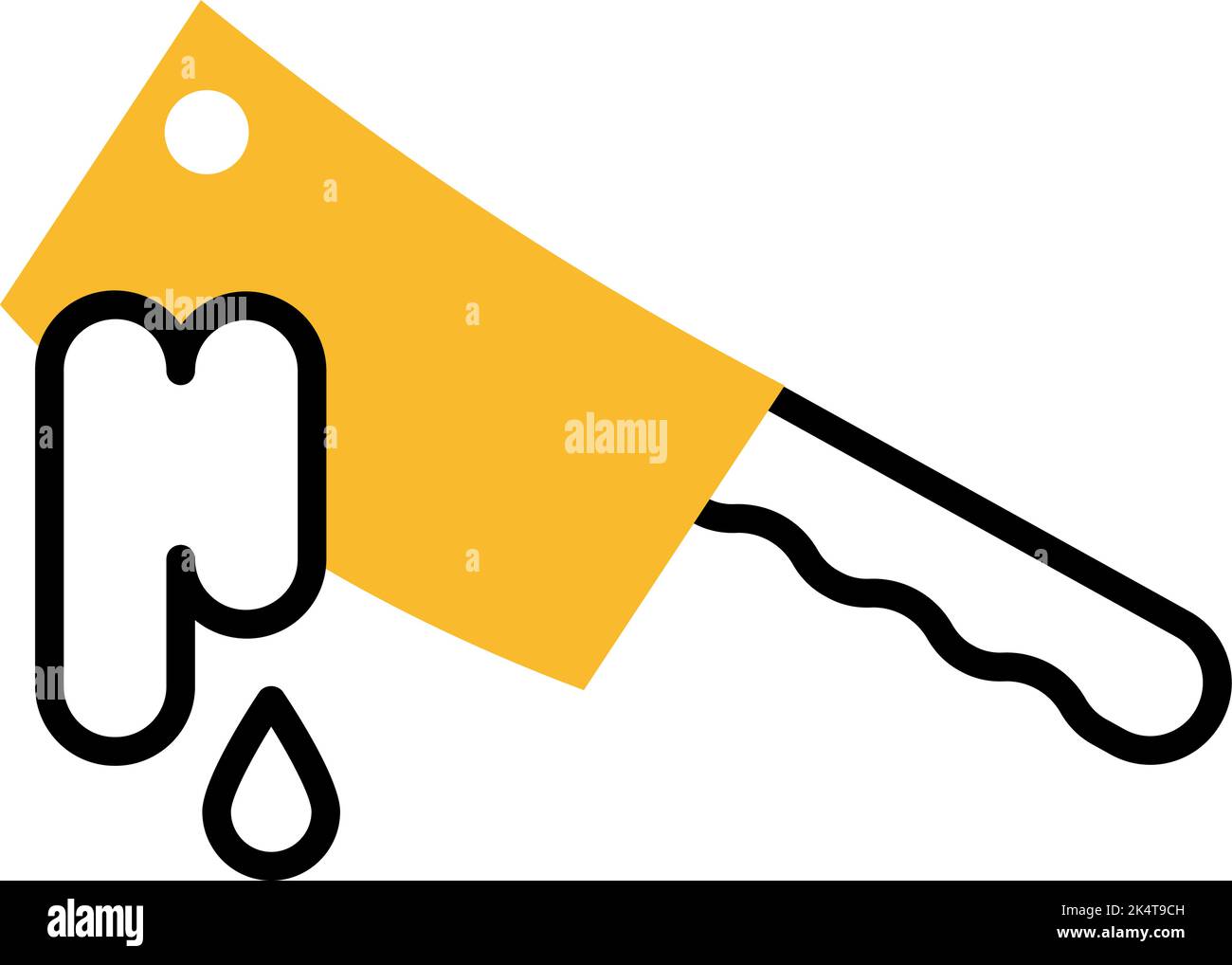 Triler Filmgenre, Illustration, Vektor auf weißem Hintergrund. Stock Vektor