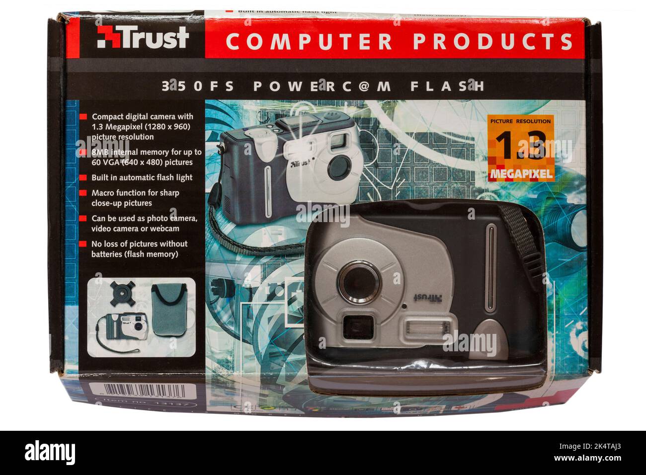 Trust Computer Products 350fs Powerc@m kompakte Digitalkamera mit Blitz Stockfoto